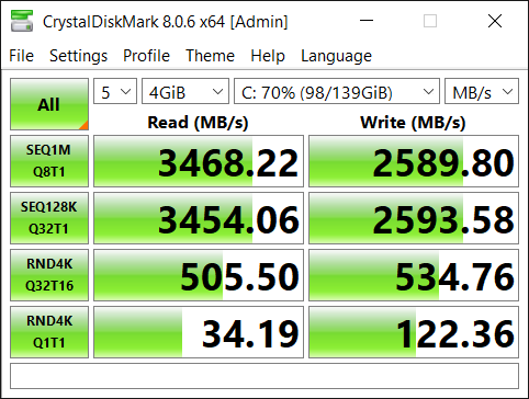Disk Benchmark 1